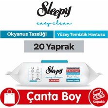 Str Store Easy Clean Okyanus Tazeliği Yüzey Temizlik Havlusu Çanta Boy 20 Yaprak