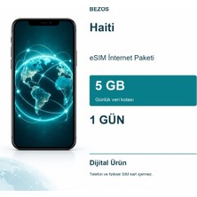 Bezos Professional Haiti Esım Internet Paketi Günlük 5 GB 1 Gün