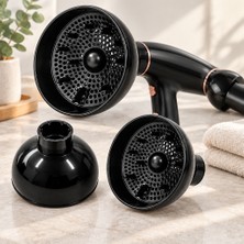 Str Store Siyah Saç Şekillendirici Başlık - Evrensel Uyumlu