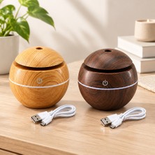 Str Store USB Şarjlı Ahşap Görünümlü Ultrasonik Hava Nemlendirici