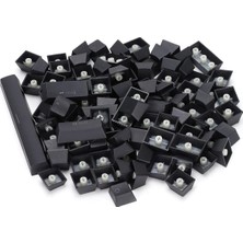 Str Store 108 Tuş Universal Mekanik Klavye Tuş Takımı Kapağı Keycap Siyah Us Layout Ingilizce Dizilim