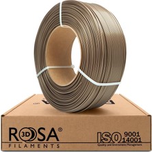 Str Store ROSA3D Pla Filament 1,75 Mm, 3D Yazıcı Için, Pla Inci Altın, Refill Filament 1 kg