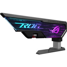 Str Store Rog Herculx Grafik Kartı Tutucu (Destek Yüksekliği 72 – 128 Mm, Aletsiz Montaj, Entegre Su Terazisi, Aura Sync, Siyah)