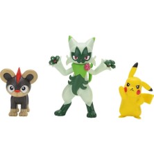 Pokemon Battle 3'lü Figür Seti PKW4087