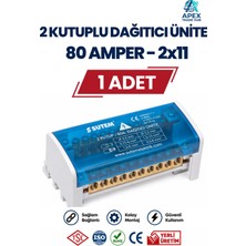 Sutem 2 Kutuplu Dağıtıcı Ünite 80 Amper 2X11 - 1 Adet