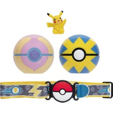 Pokemon Clip 'n' Go Pokeball Kemer ve Figür Seti PKW4165