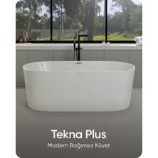 Bathson Tekna Plus Beyaz Bağımsız Küvet 176x80x60 cm