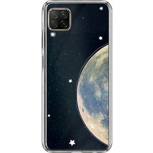 TechTree Huawei P40 Lite Uyumlu Minimalist Galaksi Yıldızlı Gece Baskılı Silikon Kılıf