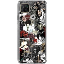 TechTree Huawei P40 Lite Uyumlu Death Note Kolaj Tasarımlı Baskılı Silikon Kılıf