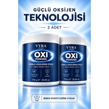 Vyra Oxi Power Clean Çok Amaçlı Oksijenli Toz Leke Çıkarıcı ve Beyazlatıcı 750 G 2'li Paket 2X750GR