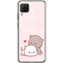 TechTree Huawei P40 Lite Uyumlu Sevimli ve Remontik Kediler Baskılı Silikon Kılıf