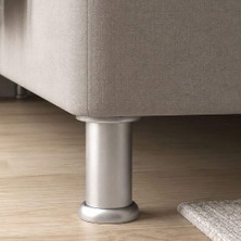 Elovias Eroğlu Baza Ayağı Eko Jumbo Mat Krom 10cm x 61mm Plastik (EA457)