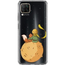 TechTree Huawei P40 Lite Uyumlu Küçük Prens Gezegen Boa Tasarımlı Baskılı Silikon Kılıf