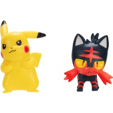 Pokemon Battle 2'li Figür Seti PKW4073 - Pikacu ve Litten