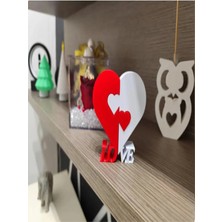 Iç Içe Geçmeli Ev Dekorasyonu Kalp ve Love Yazısı