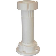 Elovias Mesan 8cm Beyaz Baza Ayağı Plastik Ayak (EA376)