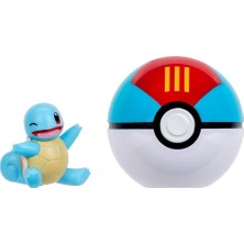 Pokemon Clip 'n' Go Poke Ball ve Squirtle Figür PKW4164