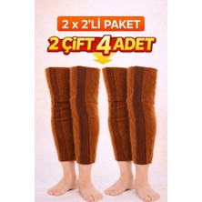 S&D ÇARŞi Deve Uzun Dizlik Kışlık Kadın Erkek Bir Pakette (2çift) Diz Koruyucu Son8, M