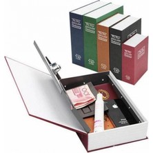 Hace Bazaar Kitap Şeklinde Gizli Kasa Kilitli kumbara Büyük Boy