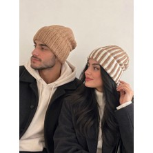 NurEra Design Kışlık Şapka/çift Sevgili Kombin 2'li Bere
