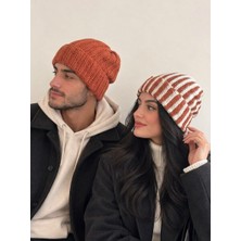NurEra Design Kışlık Şapka/çift Sevgili Kombin 2'li Bere