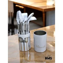 Desenli Kabartmalı Delikli Paslanmaz Metal Kaşıklık
