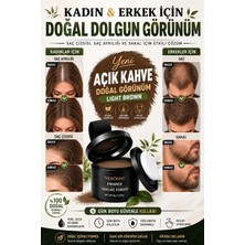 Hb Skin Care — AÇIK KAHVE Yeni Nesil Saç Dolgunlaştırıcı Pudra Seyrek Sakal Saçlar için Saç Fiberi / Saç Ve Beyaz Kapatıcı Suda Çıkmaz