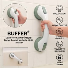 Çetiner Group® Düşme ve Kayma Önleyici Banyo Tuvalet Vantuzlu Kilitli Tutacak