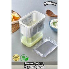 2200ML Yoğurt Süzme Aparatı Evde Süzme Aparatı Peynir Yapmak Artık Kolay