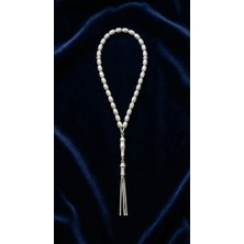 Arvenia Silver Burgu Arpa Kesim 925 Ayar Gümüş Tespih
