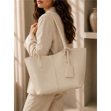 E&D Butik Moda Kadın Shopper Çanta Büyük Boy Günlük Kullanıma Uygun Geniş Hacimli Omuz Çantası