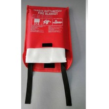 Ünal Grup Yangın Battaniyesi 100X100CM 1 kg Fiberglass Kumaş ile Yüksek Performans