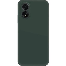 Str Store Oppo A38 Kılıf First Silikon - Koyu Yeşil