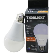 ENCO LED E27 Beyaz Ampul 1240 Lumen 6500K