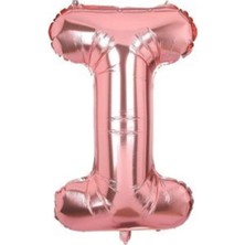 King Shark 34 Inç 80 cm Rose Gold Folyo Rakam Balon I