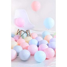 King Shark Makaron Pastel Karışık Renk 100'LÜ Balon