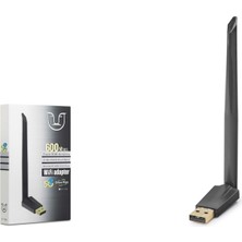 Nonap W165 USB Wifi Adaptörü 650 Mbps 5 Ghz Dual Band Siyah