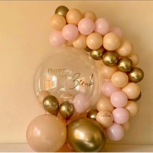 King Shark Krom Gold Pembe Somon Balon Zinciri 100 Adet