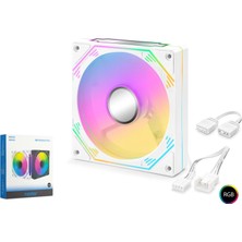 Nodar ND2653 Kasa Fanı Argb Infinity Mirror 120 mm Beyaz