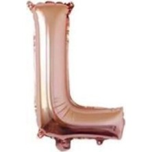 King Shark 40 Inç 100 cm Rose Gold Folyo Harf Balon L