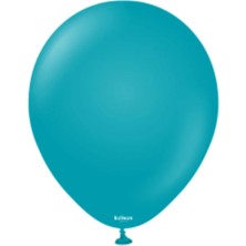 King Shark 12'' Standart Balon Turkuaz 100’LÜ