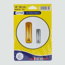 King Shark Sarı Renkli 16*36 Harfli Folyo Balon Renk:model-9 Birim:1 Pk