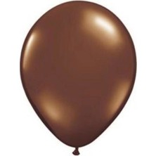King Shark Metalik Kahverengi Balon 10'lu Paket