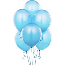 King Shark Mavi Metalik Balon