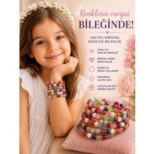 Altınoluk Haremia Renkli Kristal Boncuk Bileklik | Esnek Karışık Renk Çocuk Hediyelik Bileklik