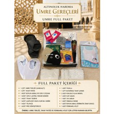 Altınoluk Haremia Umre Full Paket – 16 Ürünlü Hac ve Umre Hazırlık Seti | Ihram, Terlik, Tavaf Patiği