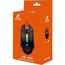 Str Store Kablolu Mouse, Rgb LED Işıklı, Gaming Oyun Uyumlu Mouse, 1600 Dpı, 4d Optik Sensör, Ergonomik Tasarım, Siyah Tak Kullan (Delikli)
