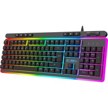 Str Store Nova K1 360° Özelleştirilebilir Rgb & Yazılımlı Full Membran 104+7 Tuşlu Ekstra Multimedya/rollover Ses Kontrol Mekanizmalı Gaming Klavye