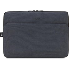 Str Store MCE-1504 14.1" Nova Eco Çevre Dostu 13-14 Inç Yeni MacBook Pro Için Kılıf, Aksesuar Bölmeli Laptop Kılıfı, Ykk Fermuarlı Notebook & Tablet Kılıfı, Antrasit