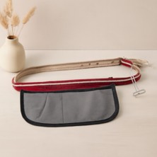 Str Store Branda Çivi Önlük 2 Bölmeli 43X20 cm - Bele Takmalı, Metal Askılı